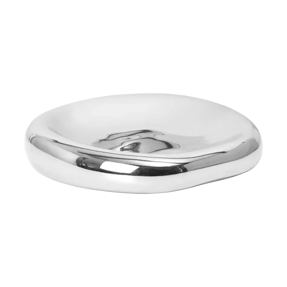 Ferm Living Bellure Dekorationsschale Ø17 cm Silver