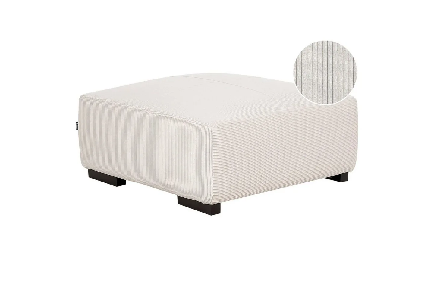 Fotpall Lungo Vit - Vit