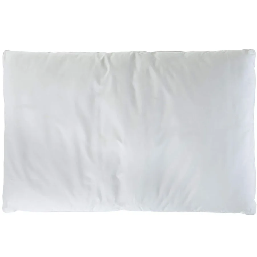 Kissen COCON Weiss Baumwolle/Naturfaser/Polyester 65 x 100 cm - Material: Baumwolle/Polyester