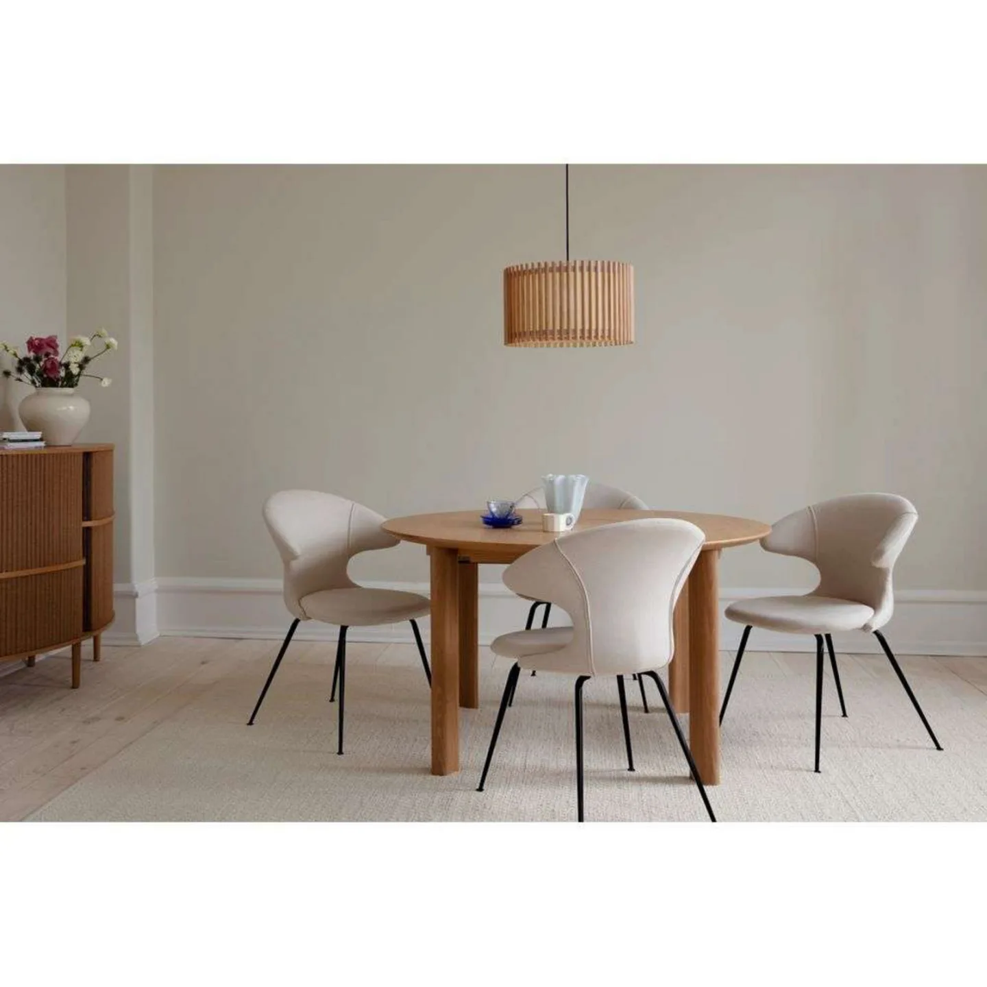 Komorebi Skärm Large Circle Dark Oak - UMAGE - Trä