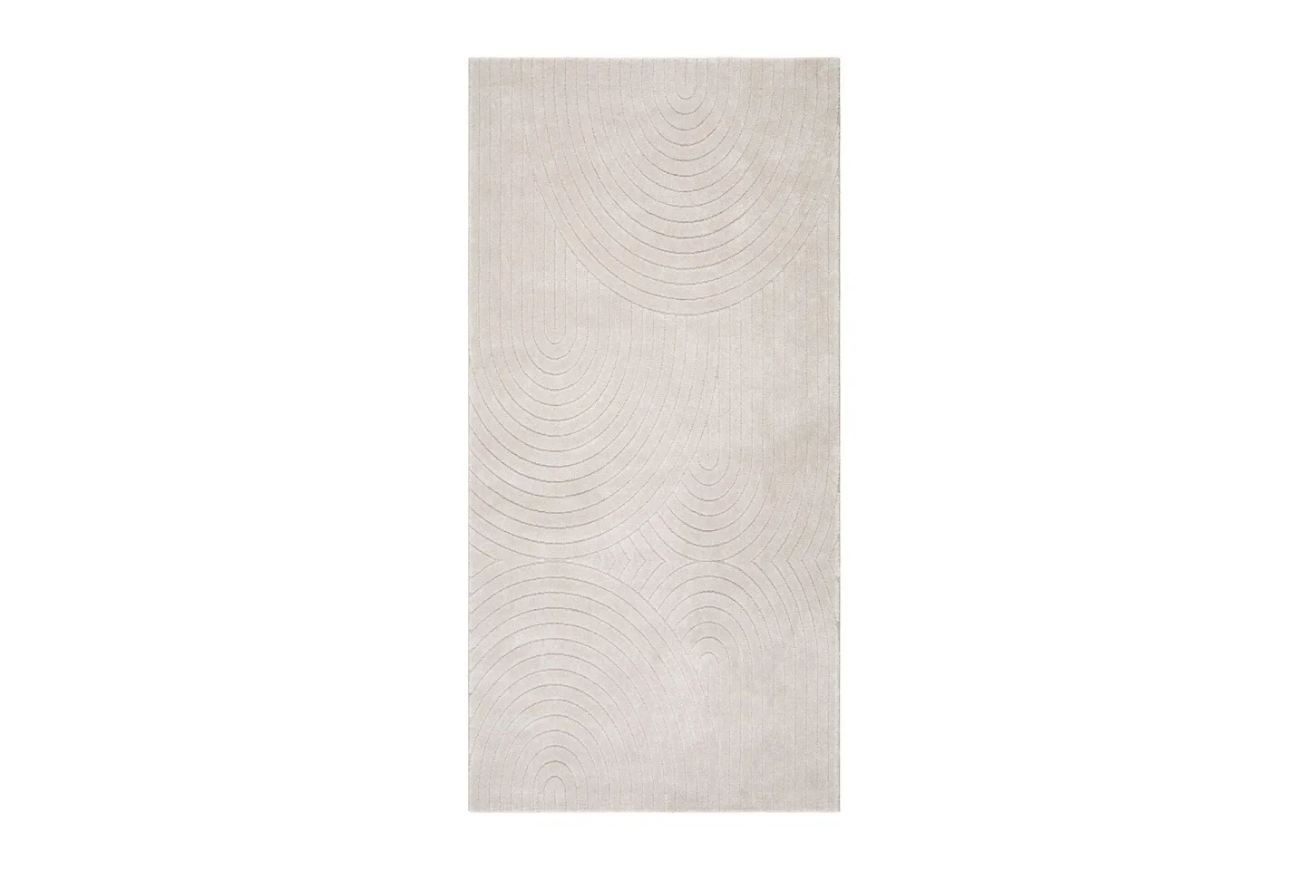 Genova Zen Wiltonmatta 80x150 cm Oval - Beige