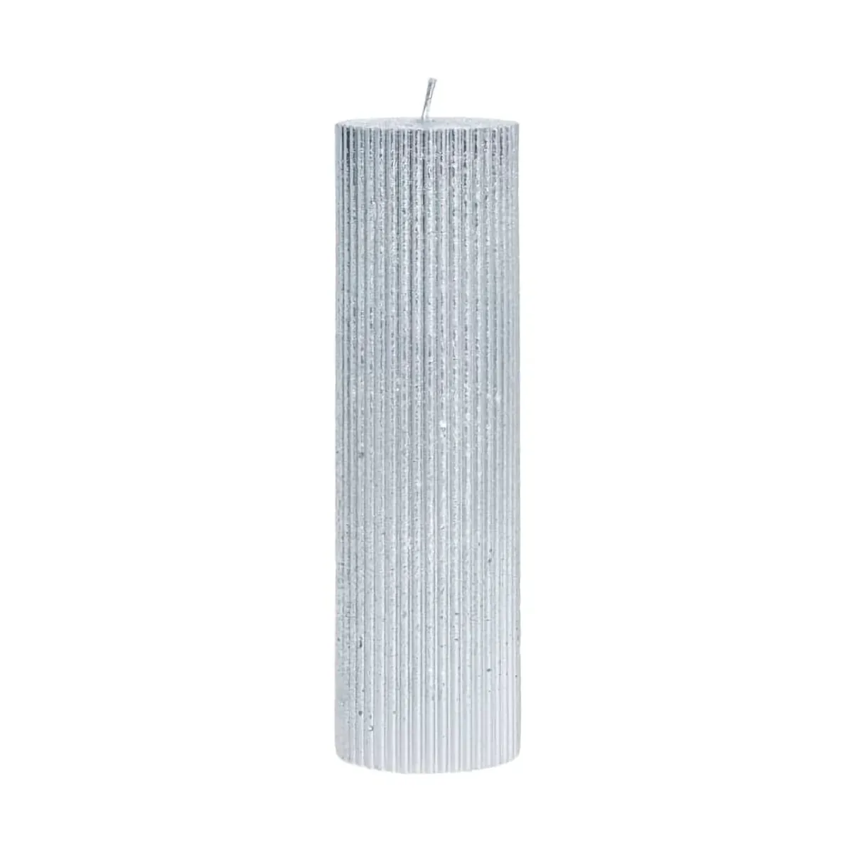 Lene Bjerre Lissa ljus Ø6x20 cm Silver