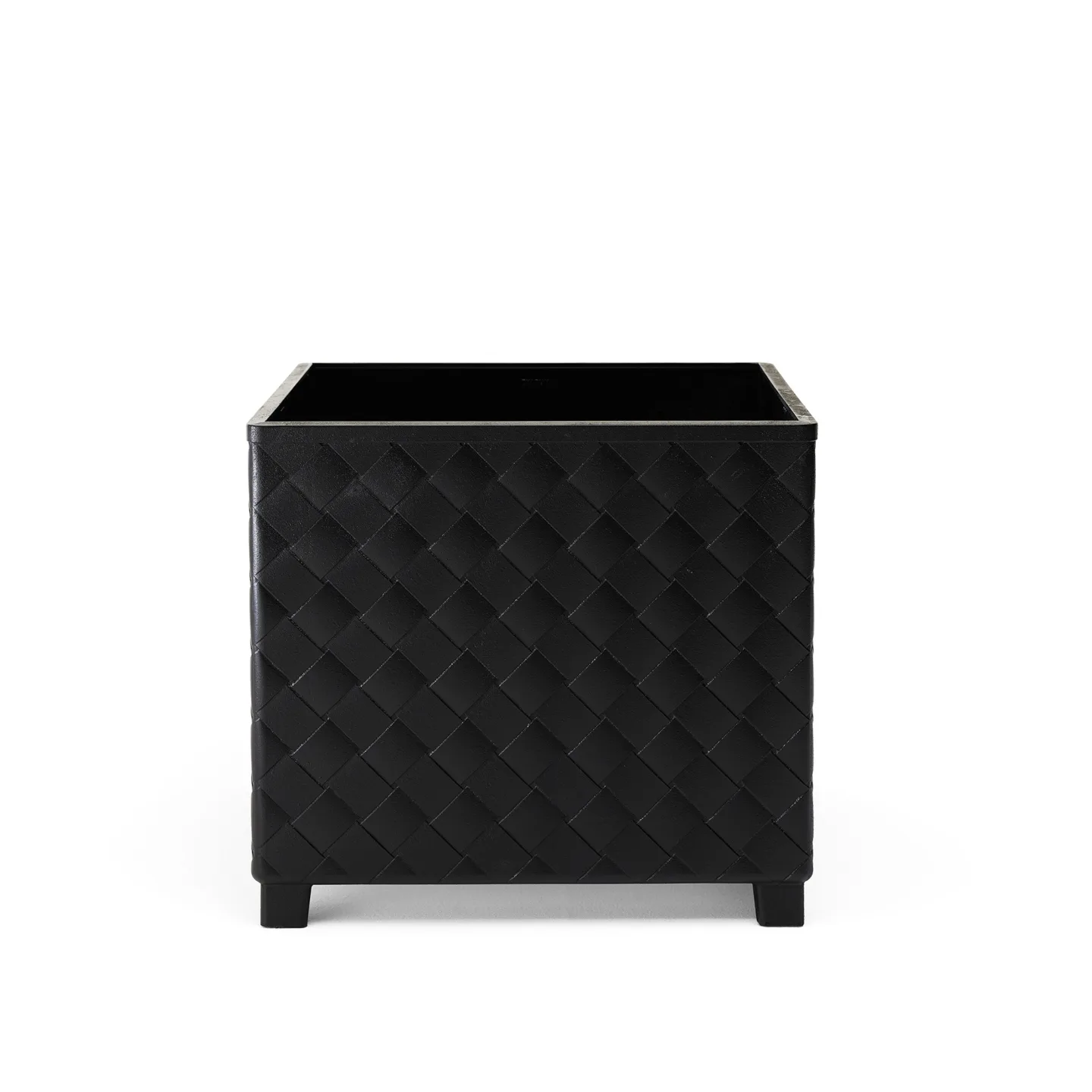 Byarums Bruk - Växtkärl Näver No.3 - Svartlackerad Aluminium - Utomhuskrukor - Mårten Cyrén
