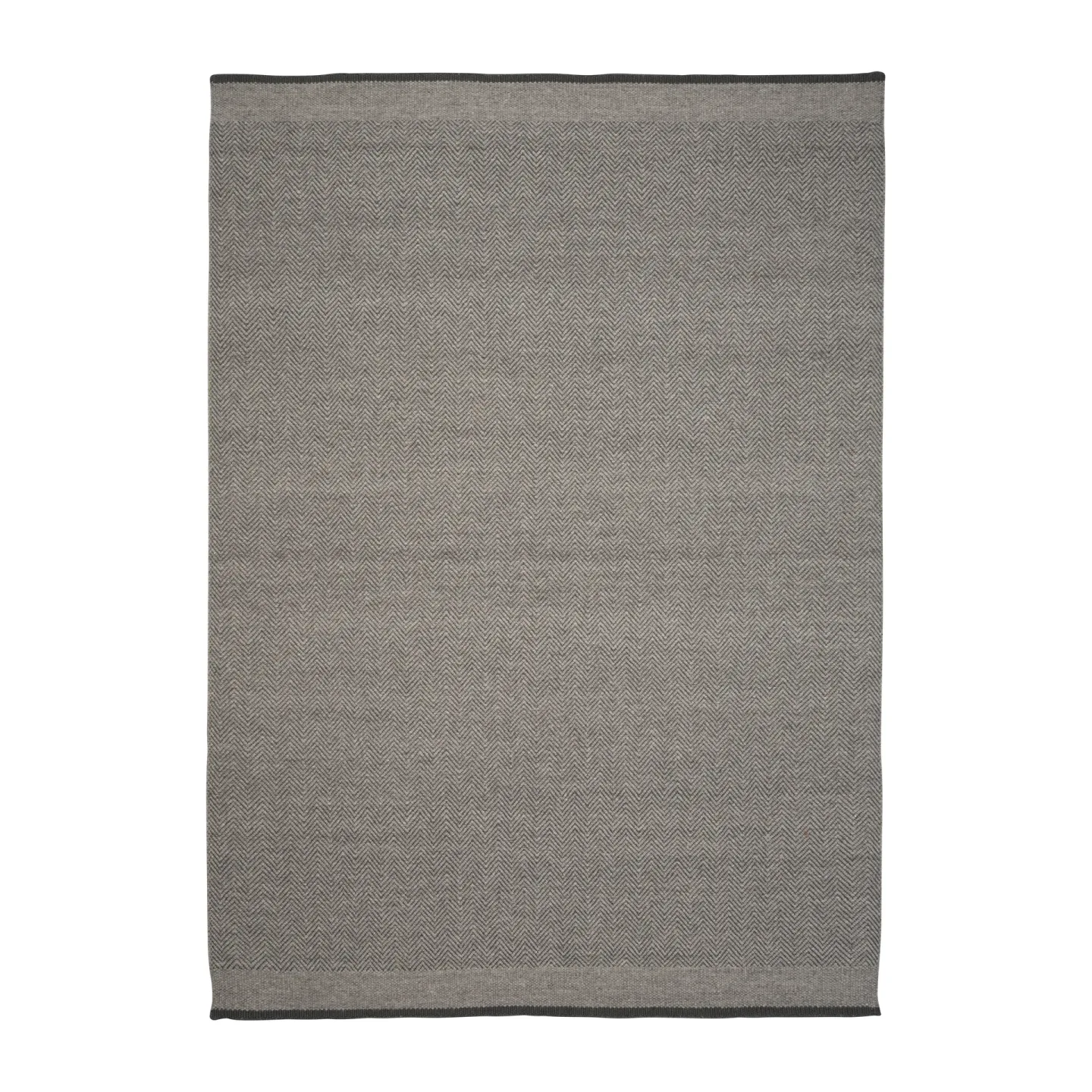 Linie Design Stratum Echo Wollteppich Granite, 140 x 200cm