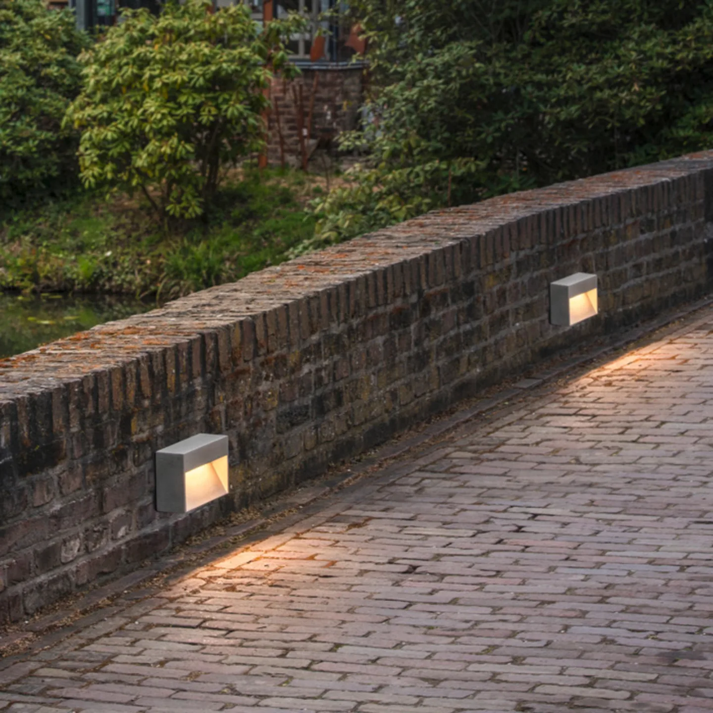 Concreto LED Außenwandleuchte M IP65 Light Grey - SLV - Modern - Beton - Eckig