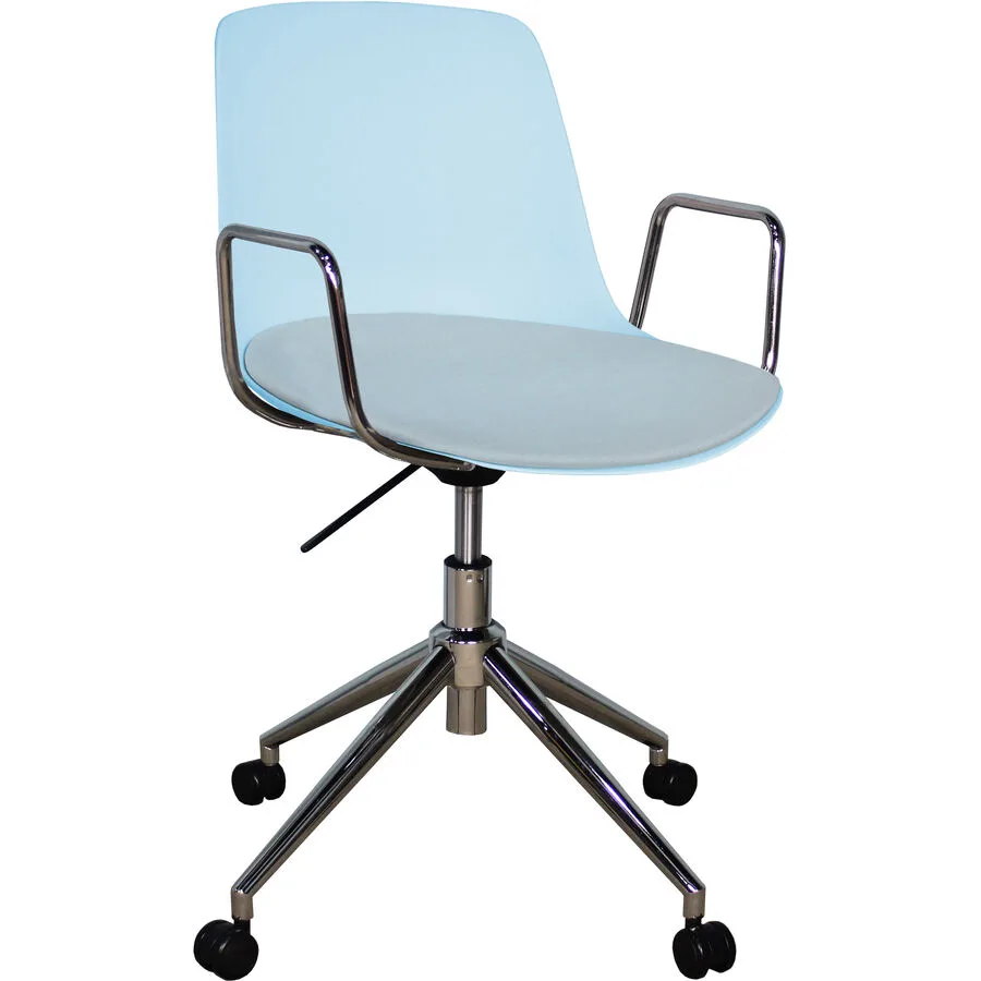 Bürostuhl Livio blau Polypropylen H 82.5 cm