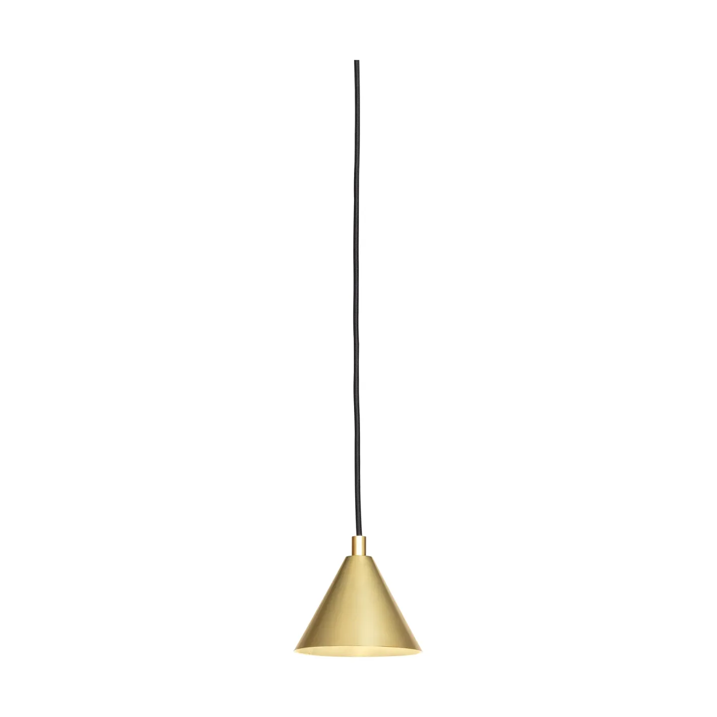Örsjö Tratten Pendel Taklampa Liten Rå mässing