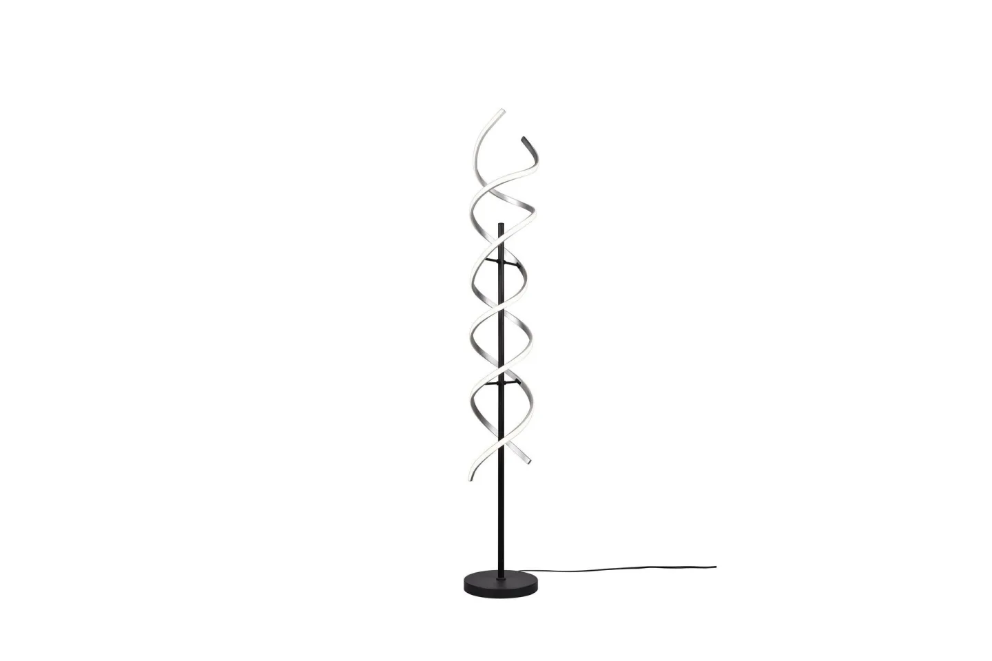 Sequence LED Golvlampa borstad aluminium/ mattsvart - Borstad aluminium/Matt svart