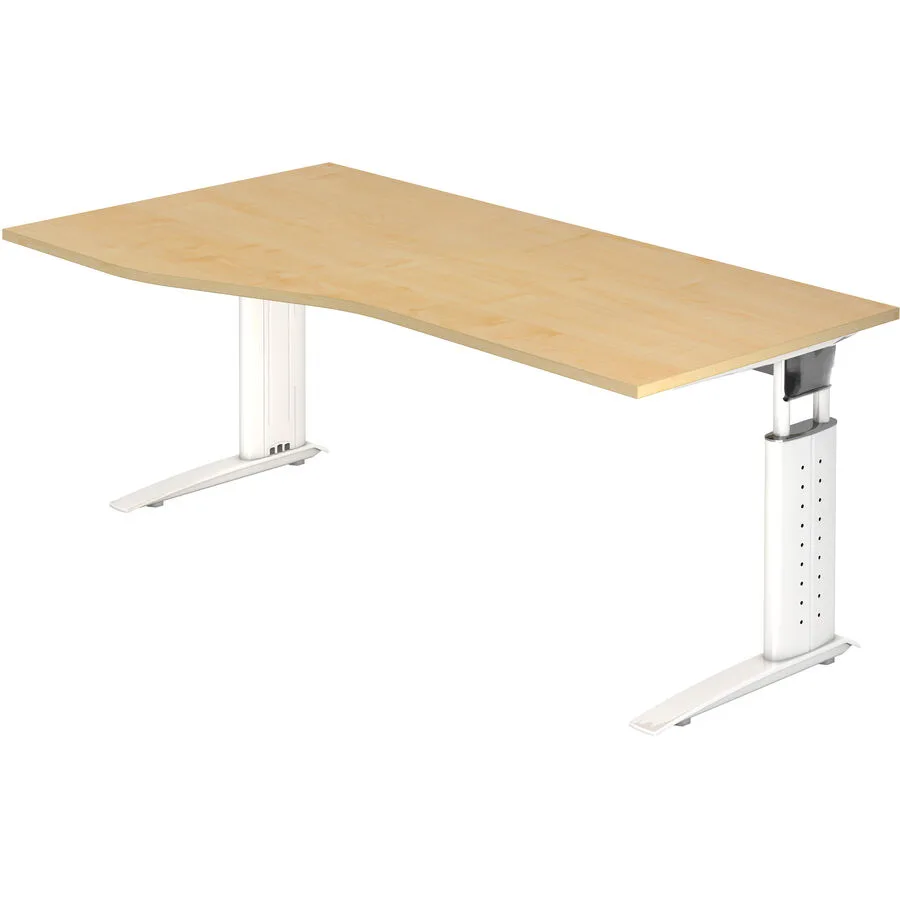 Schreibtisch Office Ahorn Dekor Holzwerkstoff B 180 T 100 cm