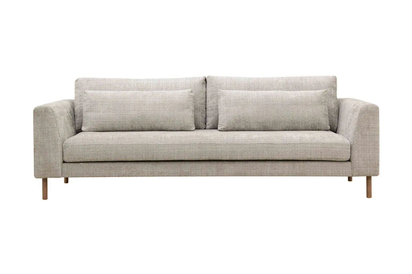 Florenz 3-sits Soffa i Chenille - Grå / Beige