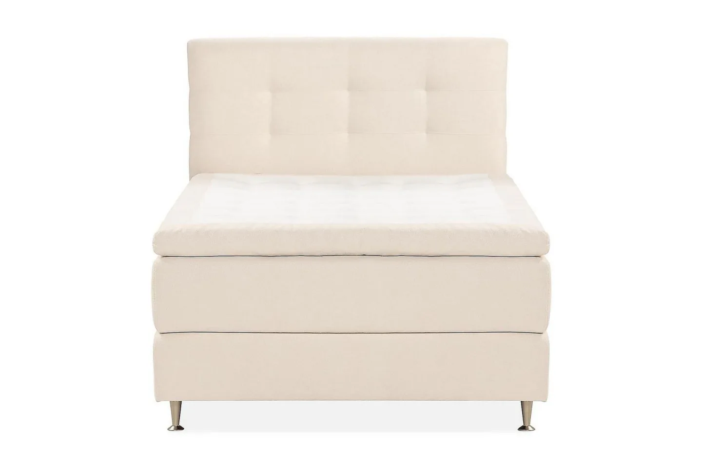 Oslo Lyx Sängpaket Kontinentalsäng 120x200 cm - Ljusbeige