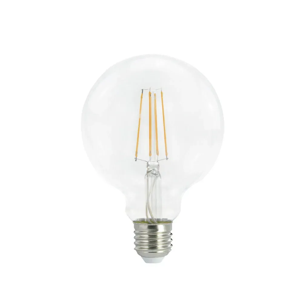 Airam Airam Filament LED 3-Stufen dimmbare-glob Glühbirne Klar, mit Speicher, 95mm e27, 7w