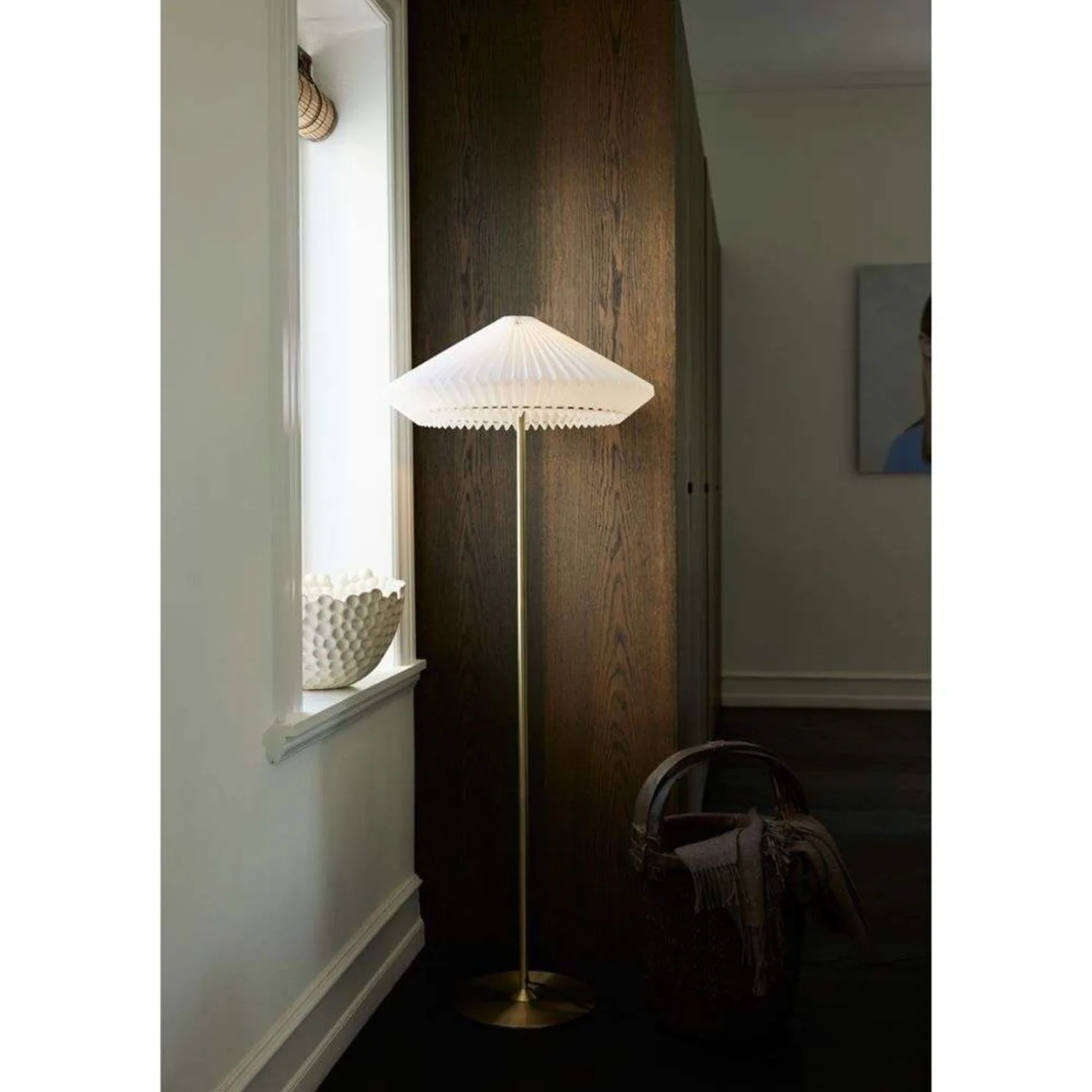 Paris Stehleuchte Ø56 Clean White/Antique - Halo Design - Wohnzimmer - Metall