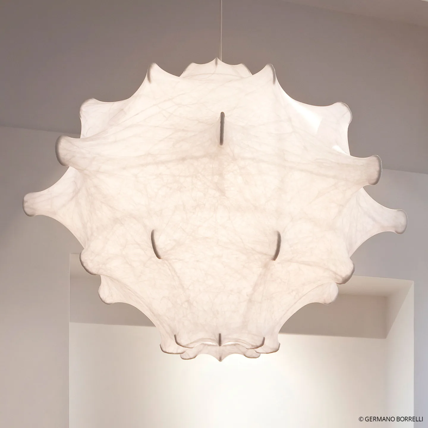 Taraxacum P1 Taklampa - Flos - Vardagsrum - Design - Tyg / textil - Med en ljuskälla
