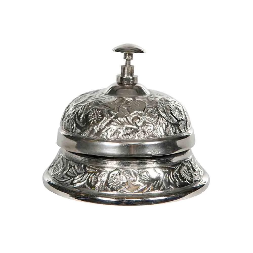 Ringklocka Antik Silver Ø 10 cm