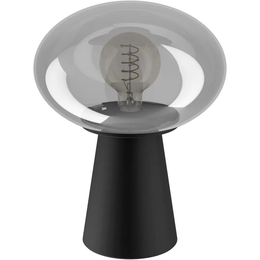 Eglo Tischlampe Madonnina Schwarz Stahl 32.5 cm