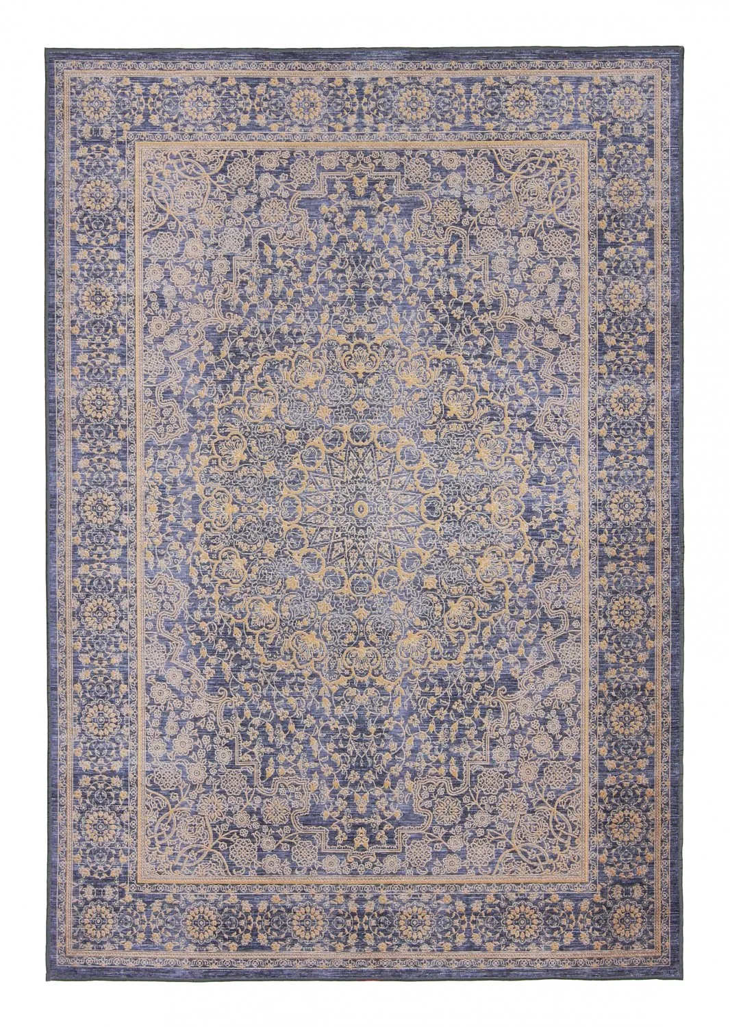 Wilton-teppe - Vinadio (brun/gull) (Størrelse: 160 x 230 cm)