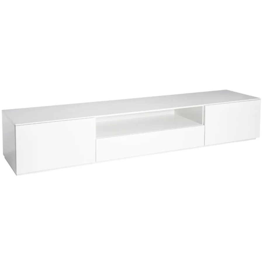 Lowboard Miami Lack Hochglanz weiss Holzwerkstoff B 220 cm 25 kg