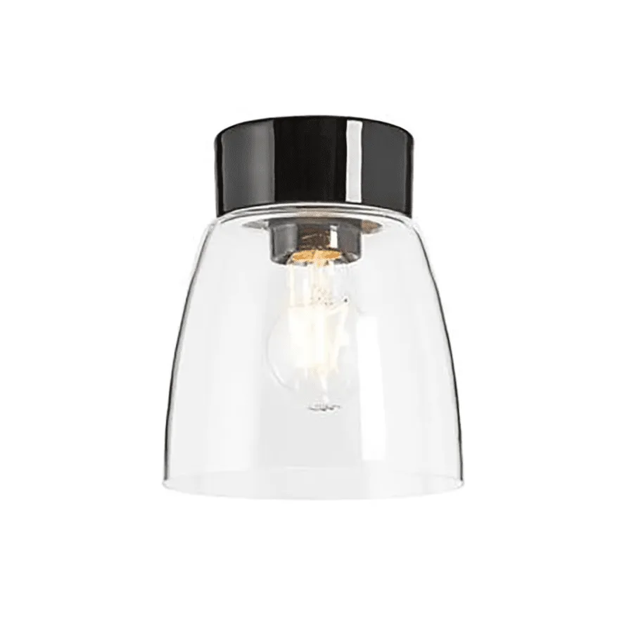 Ifö electric - Open Klara Ø15 - Badrumslampa - Svart