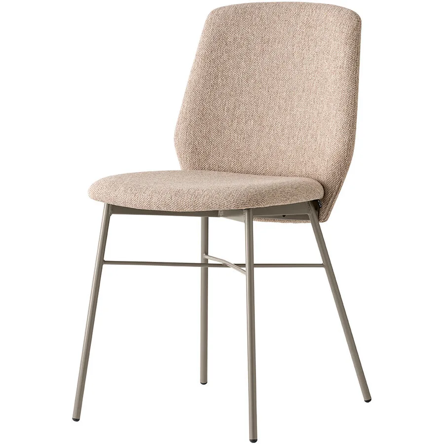 CONNUBIA Schalenstuhl 2er-Set Sibilla Soft schlamm Metall B 56 cm