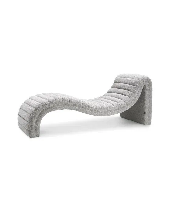 Pioneer Chaise Longue Bouclé Grey