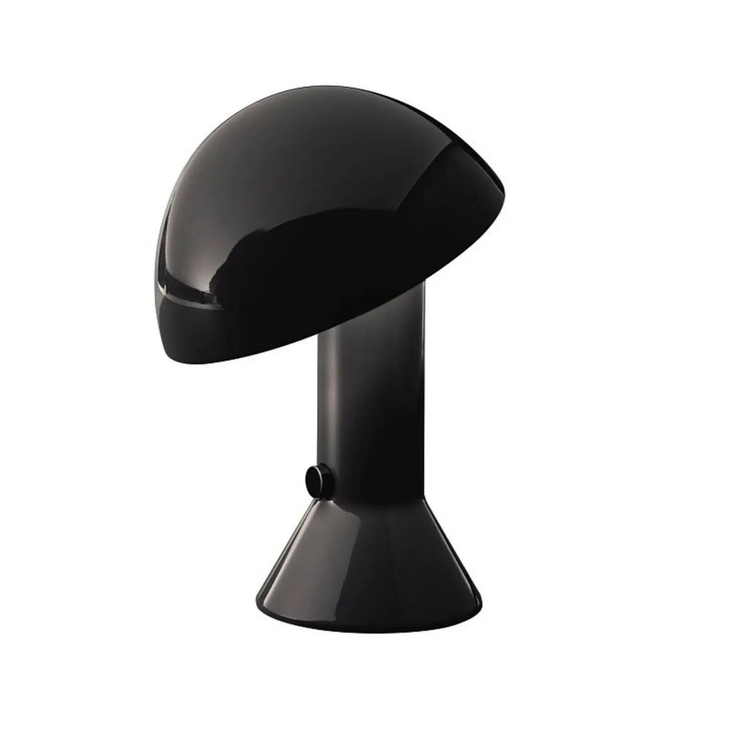 Elmetto Bordlampe Sort - Martinelli Luce - Stue - Design - Plastik - Med skærm