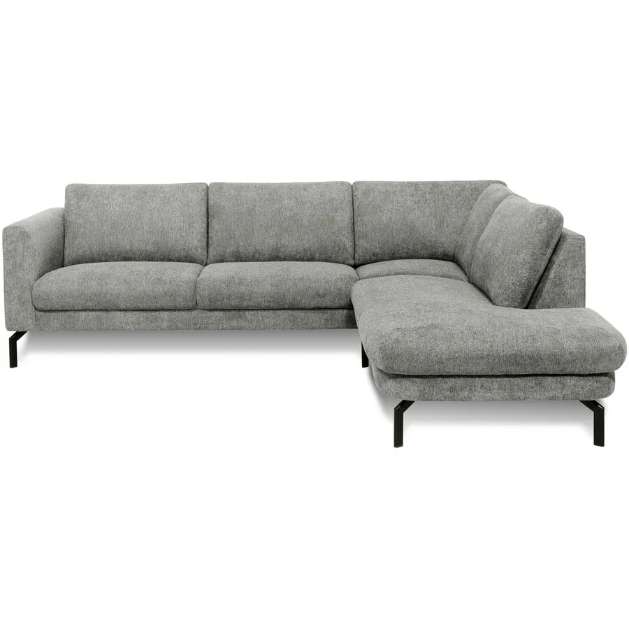 Ecksofa Gomero Rechts Stoff kieselgrau B 264 T 220 cm