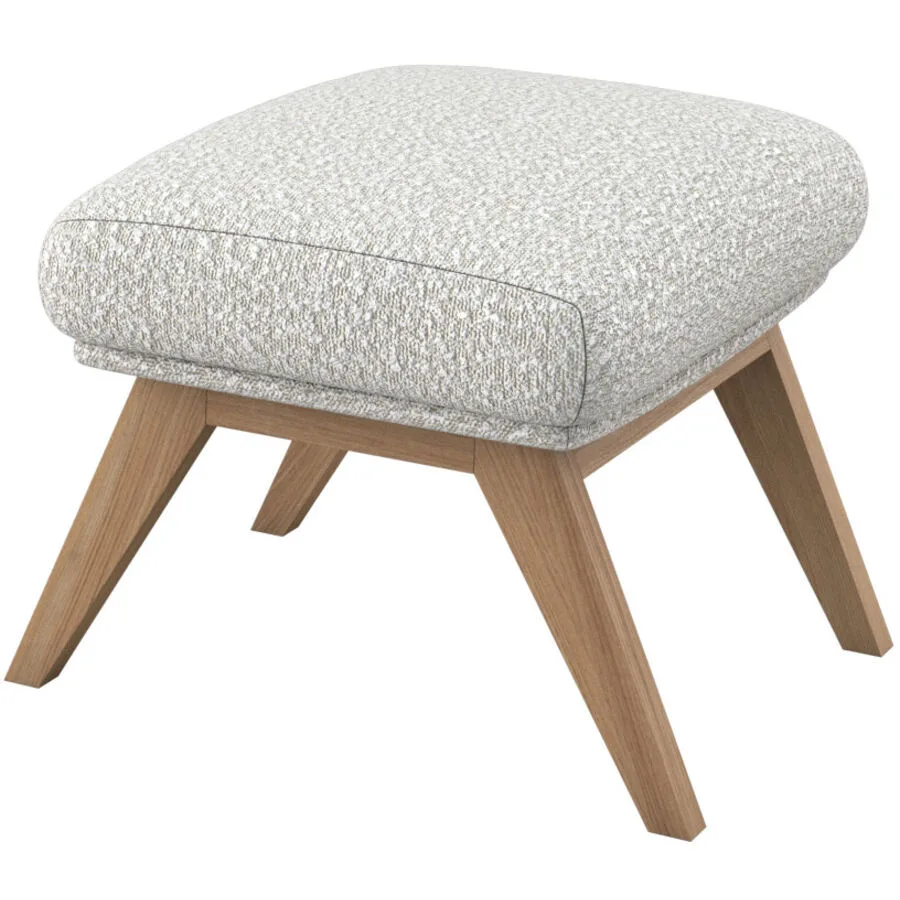 Hocker Halani offwhite Stoff B 41 T 54 H 41 cm