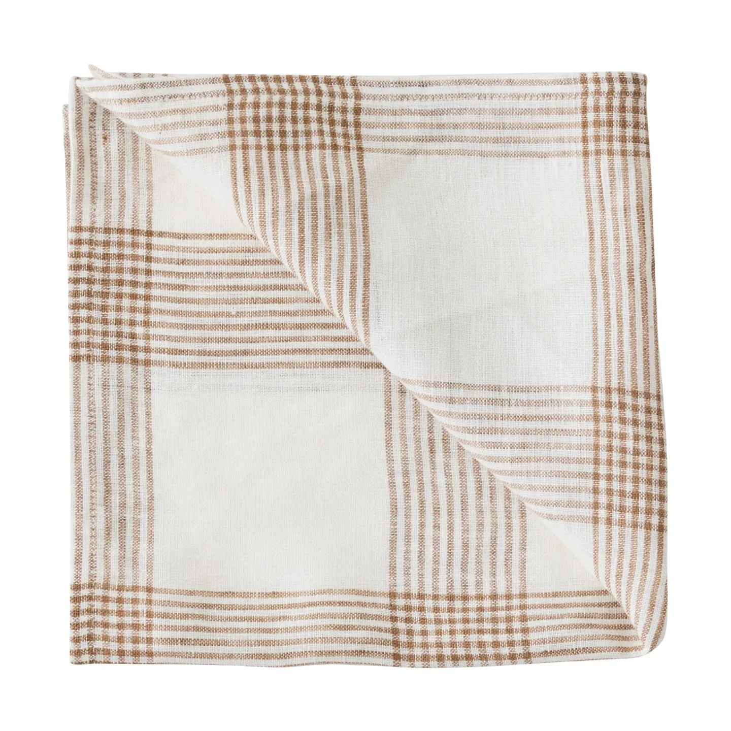 Tell Me More Odette Stoffserviette Brown, 45x45 cm