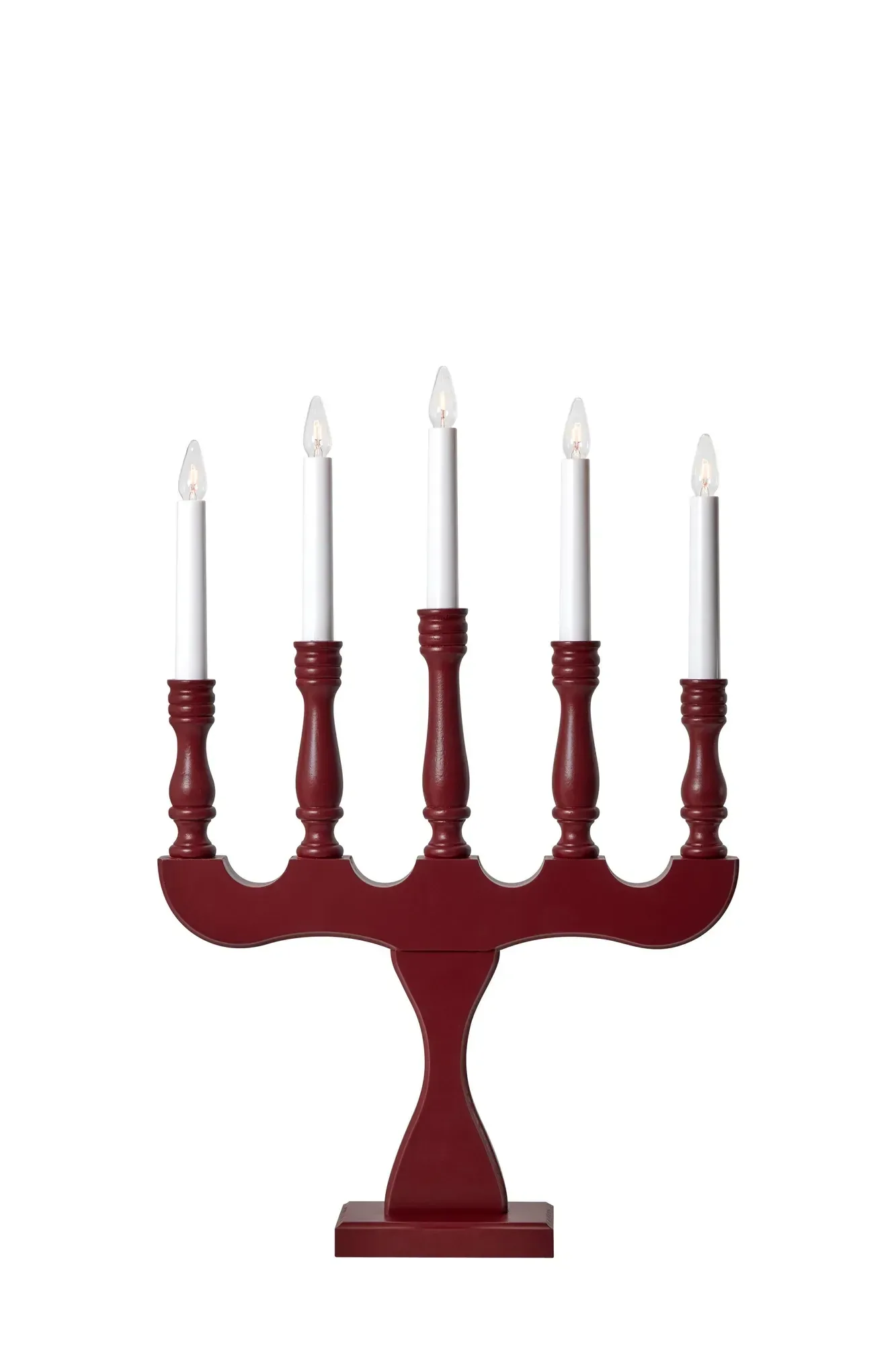 Svaneholm Adventskerzenhalter Rot 5 Lichter