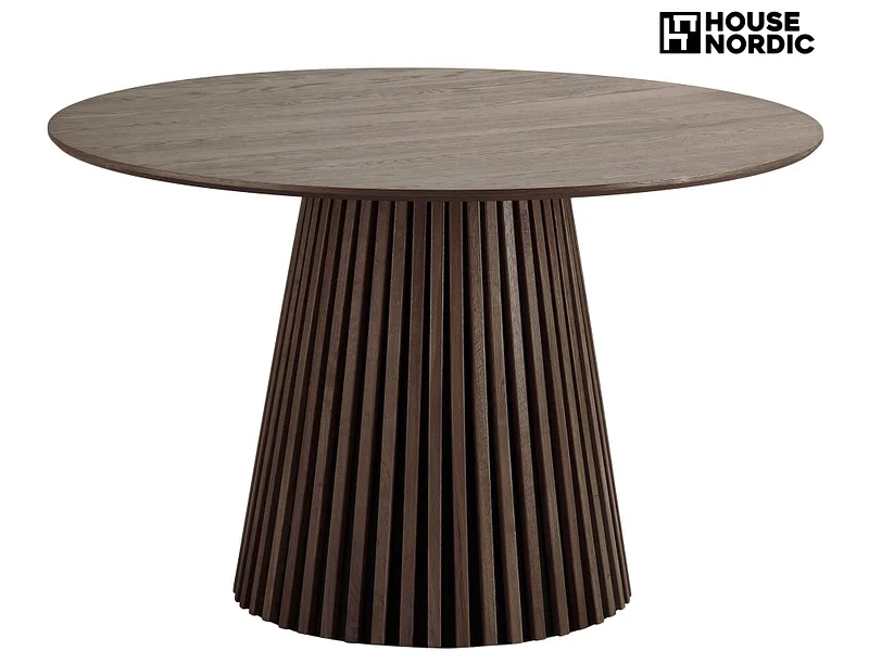 HOUSE NORDIC Tisch OSAKA 120x120x75cm rotbraun