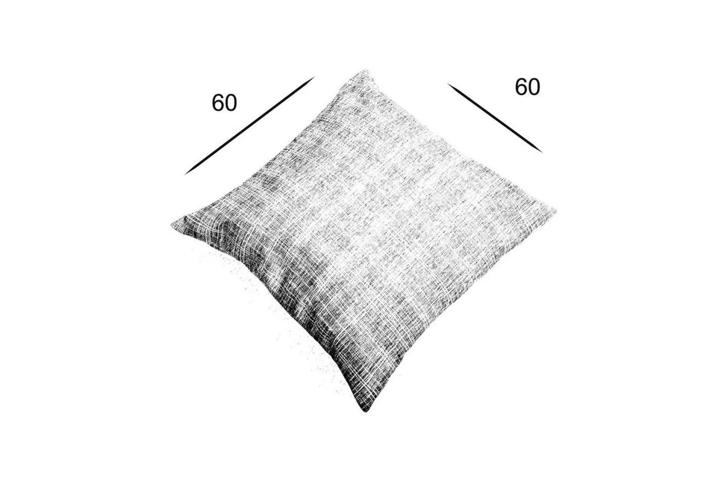 Fodral Fritab 60x60 cm till kuddar - Diagonal blue