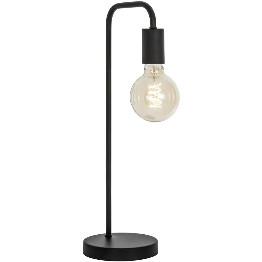 Tischlampe Dadou Schwarz Metall 20 cm 48 cm