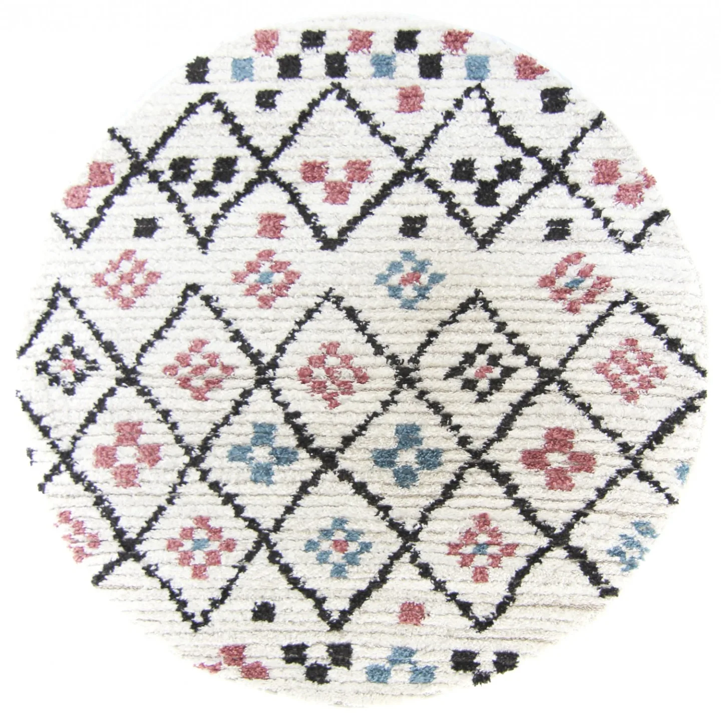 Runde tepper - Siena (beige/multi) (Størrelse: Ø 160 cm)