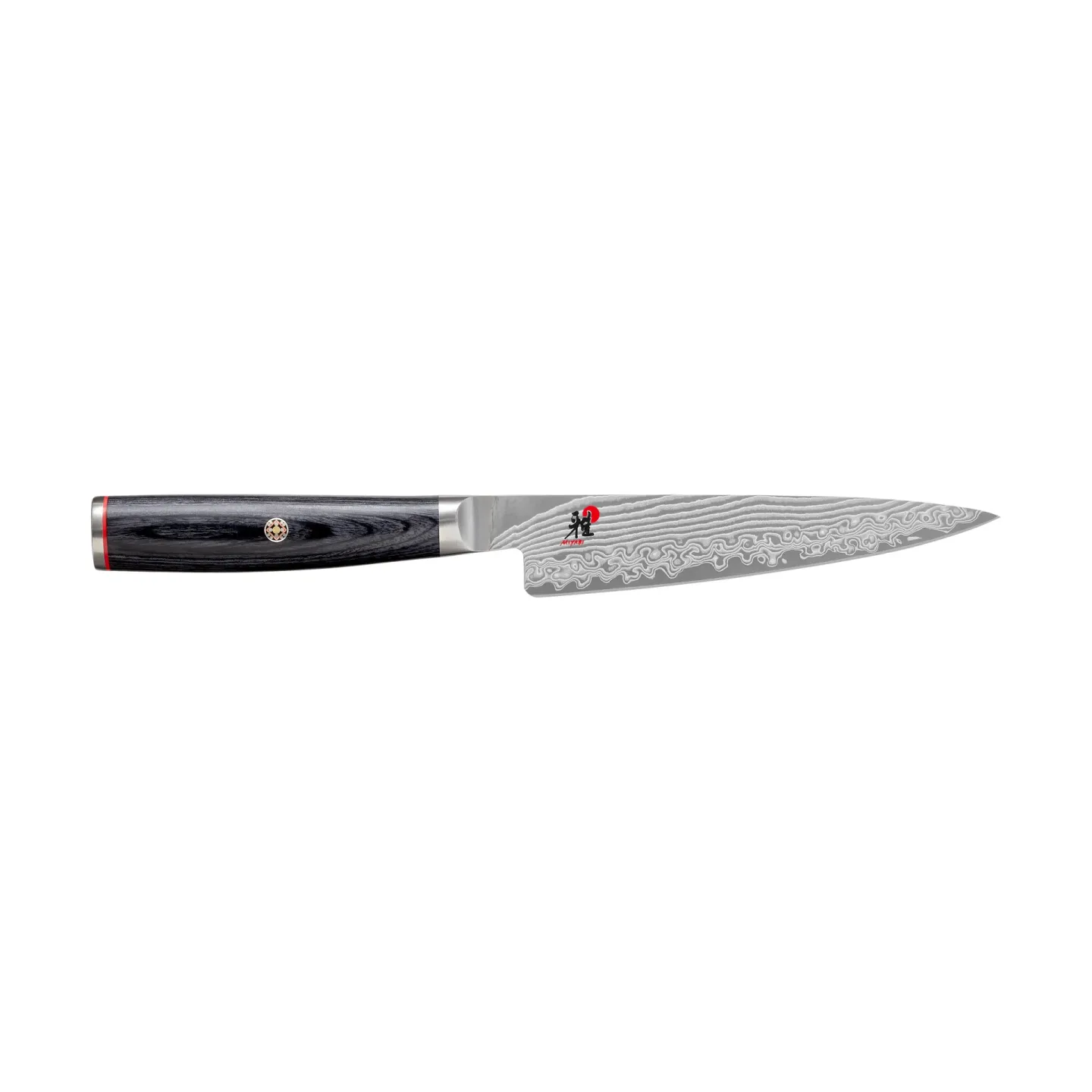 Miyabi Raw 5000FCD Shotoh Schälmesser 13 cm Damaskus-schwarz