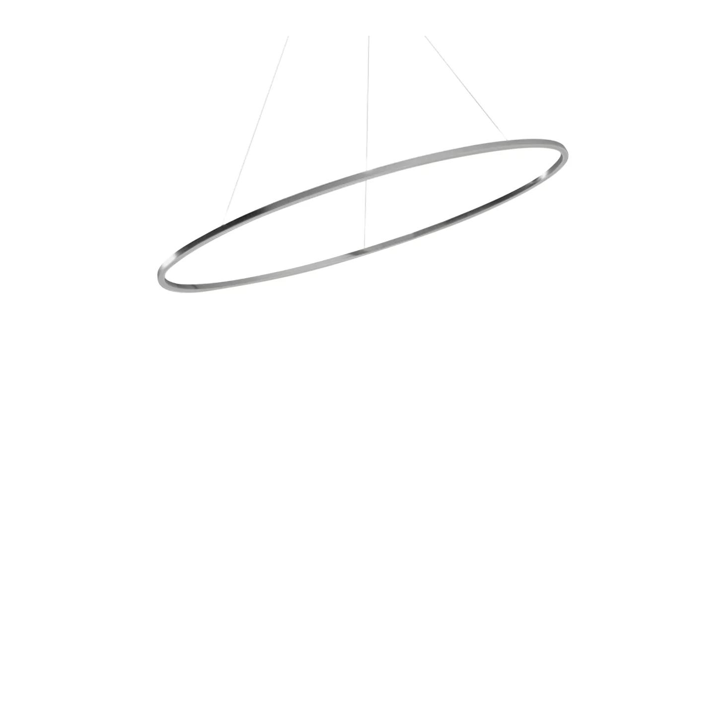Nemo Lighting - Ellisse Minor Uplight, LED 2700K, Polished Aluminium - Pendellampor - Federico Palazzari - Silver