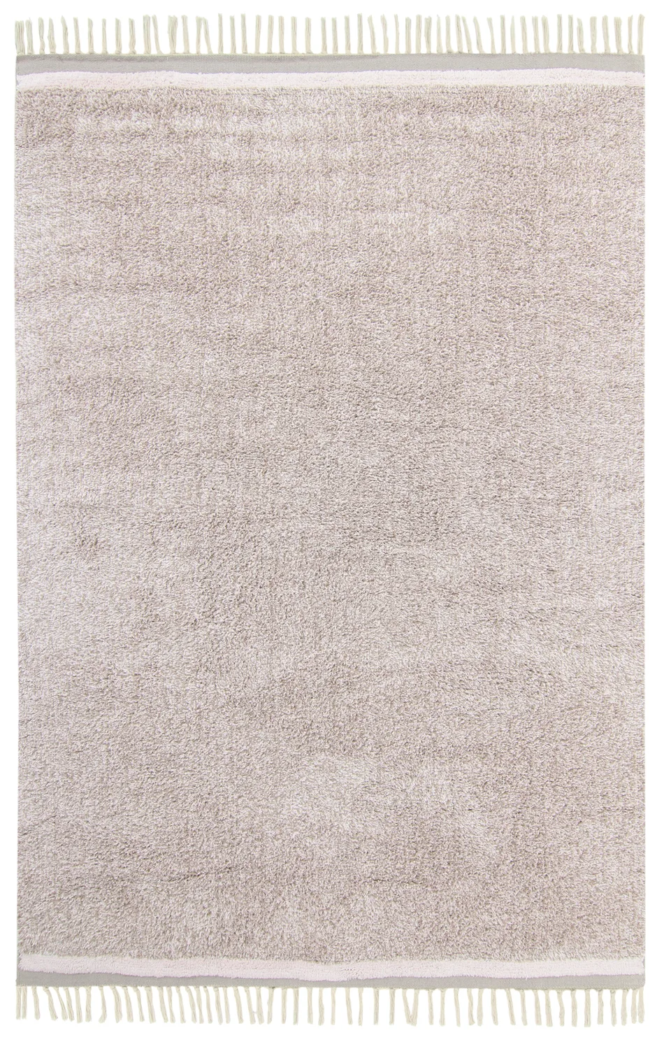 Ryetepper - Celina Natural Cotton Shaggy (taupe/lavendel) (Størrelse: 160 x 230 cm)
