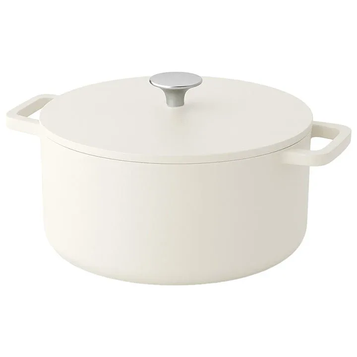 Go Ivory Gusseiserner Bräter 28 cm - 6,5 Liter