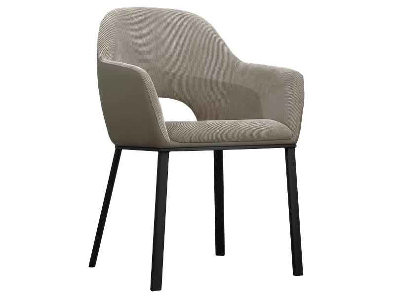CIANN Stuhl JANE Samt taupe