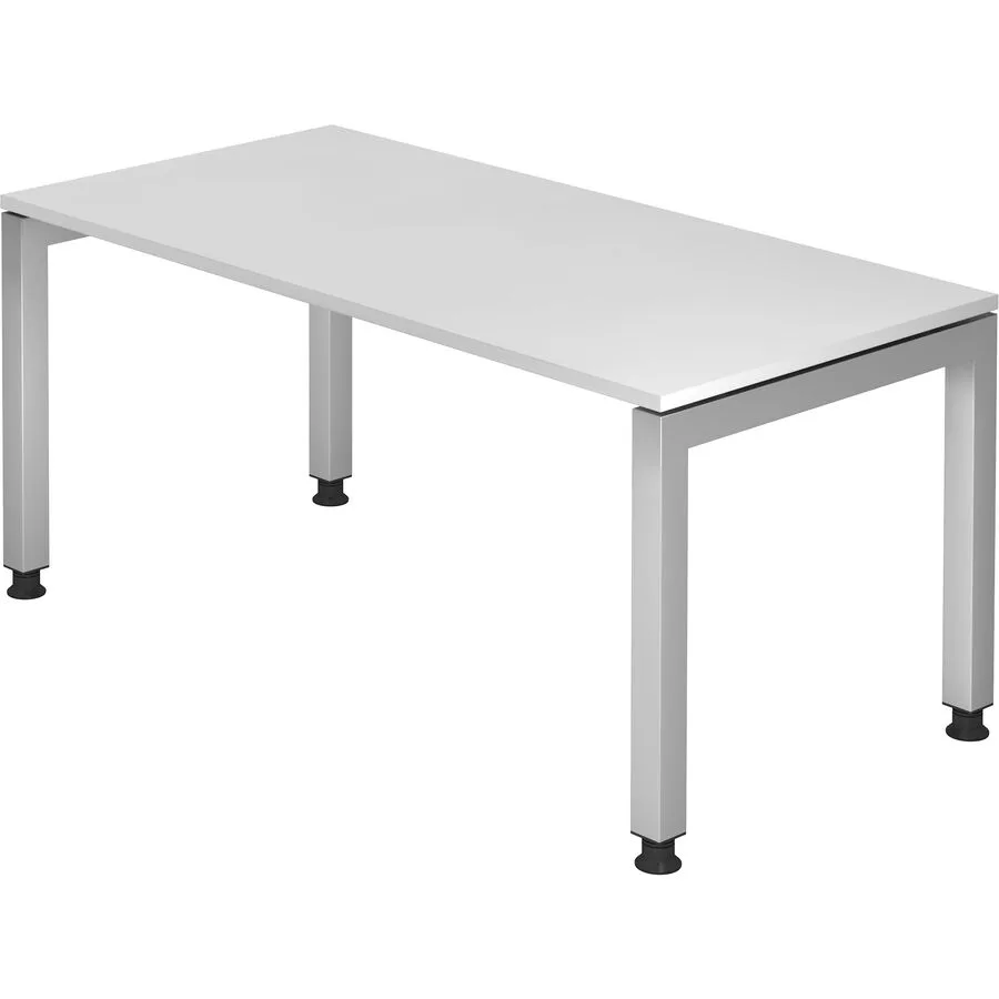 Schreibtisch Office Weiss Holz 160 cm - Material: Holzwerkstoff