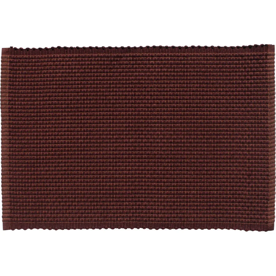 Tischset Debby Rot Baumwolle 48 cm - Farbe: Weinrot