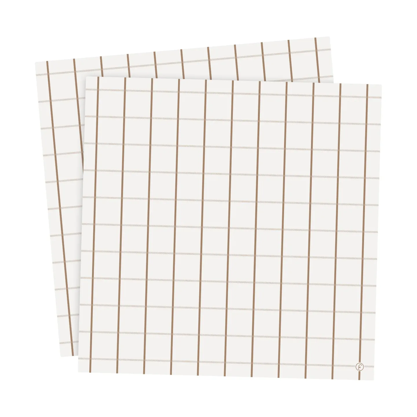 ERNST Ernst Serviette kariert 33x33 cm 20er-Pack Kola-Kola
