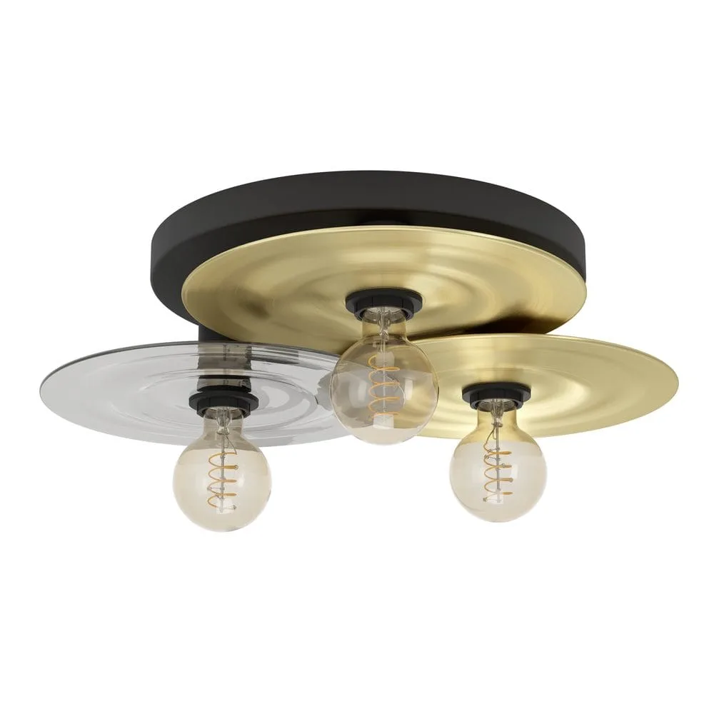 Taklampa Lintmill med 3 lampor - 53 cm