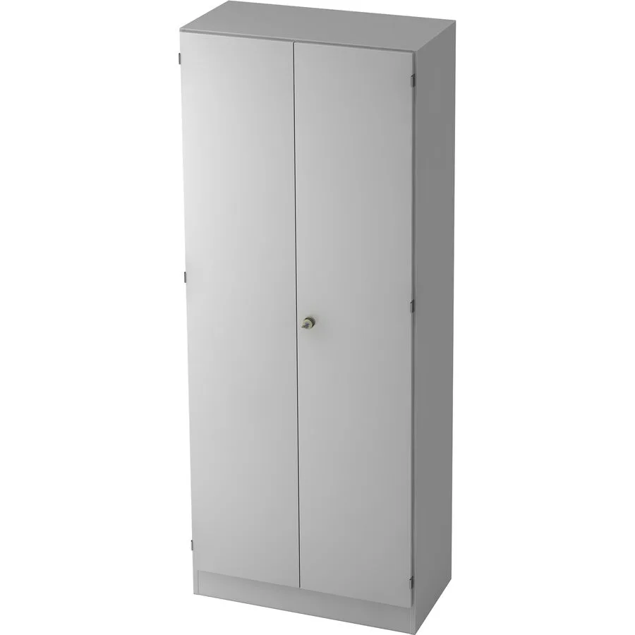 Garderobenschrank Office grau Holzwerkstoff B 80 T 42 cm H 200.4 cm