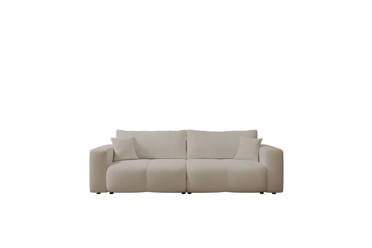 Flo Bäddsoffa 3-sits i Plysch - Beige