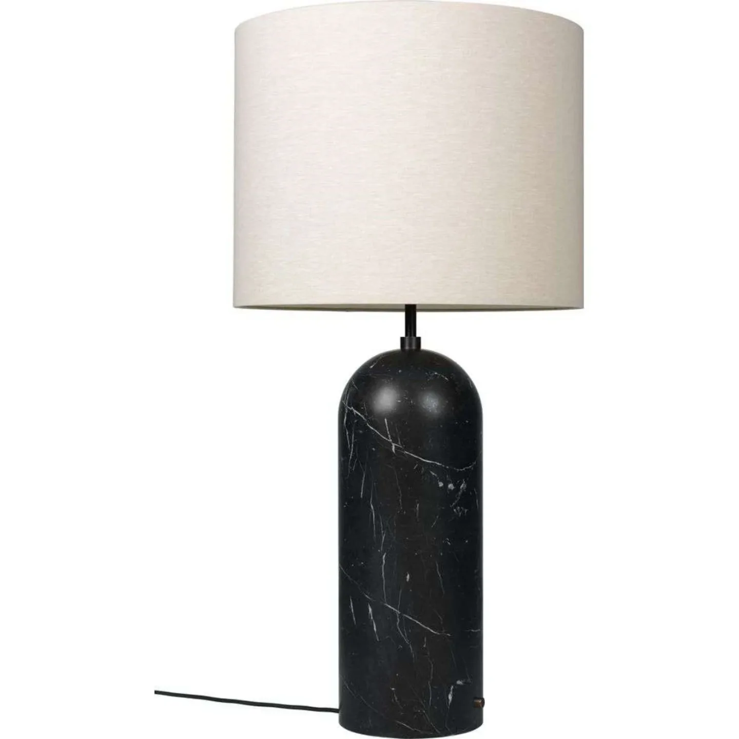 Gravity XL Low Gulvlampe Black Marble/Canvas - GUBI - Stue - Stoff / Tekstil