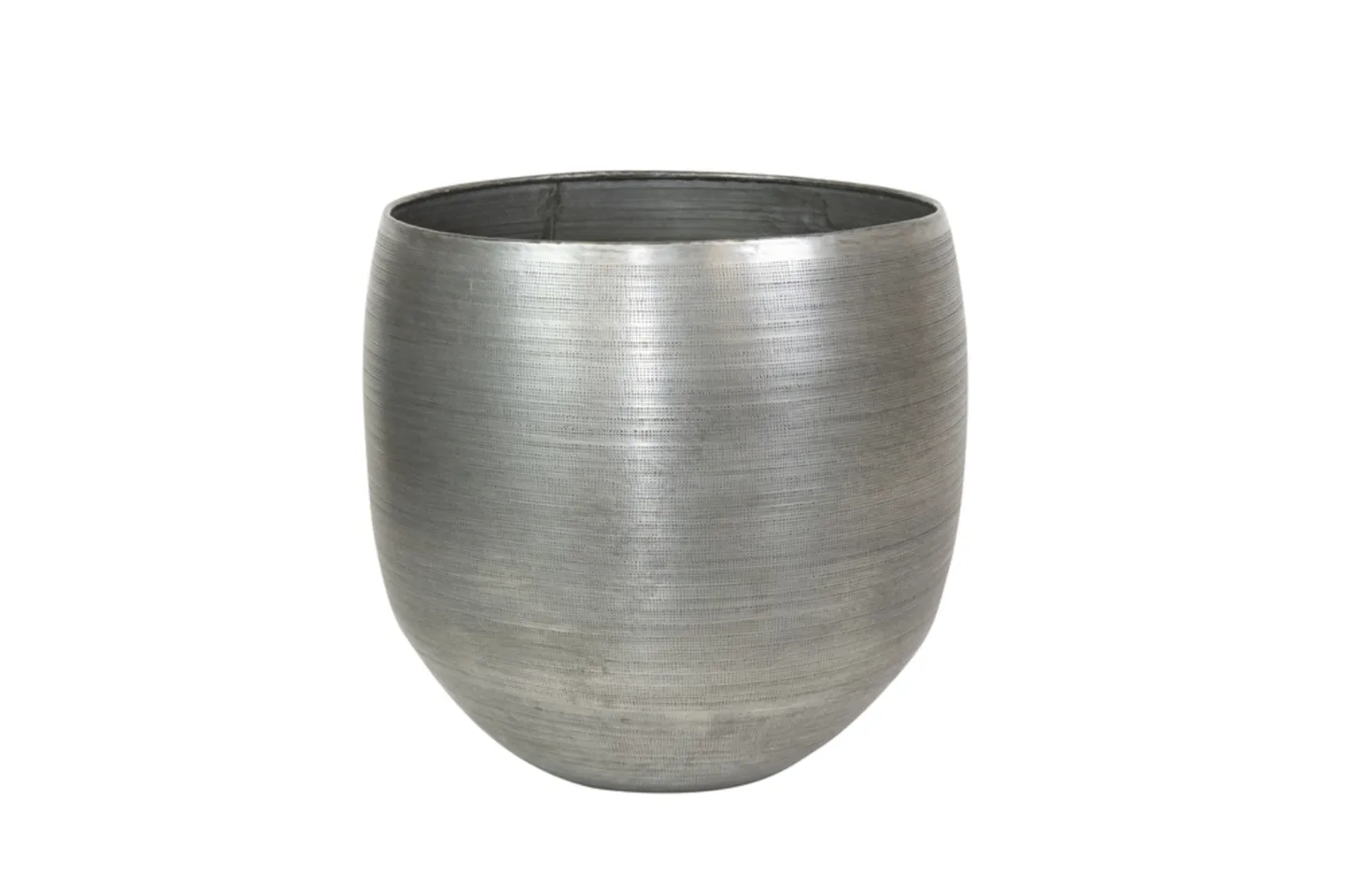 Decofinder Pflanzengefäss Rowen, Übertopf, Silber B: 17 cm | Schubiger Möbel