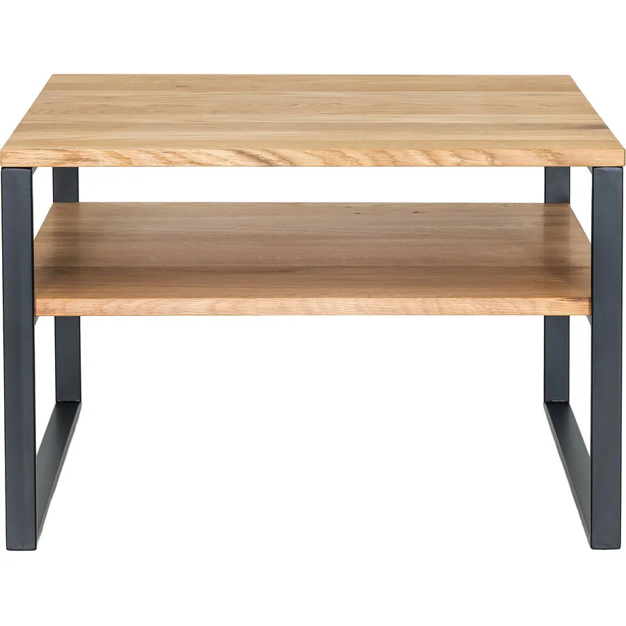 Salontisch Aluna natur geölt Eiche Massivholz B 60 T 60 cm