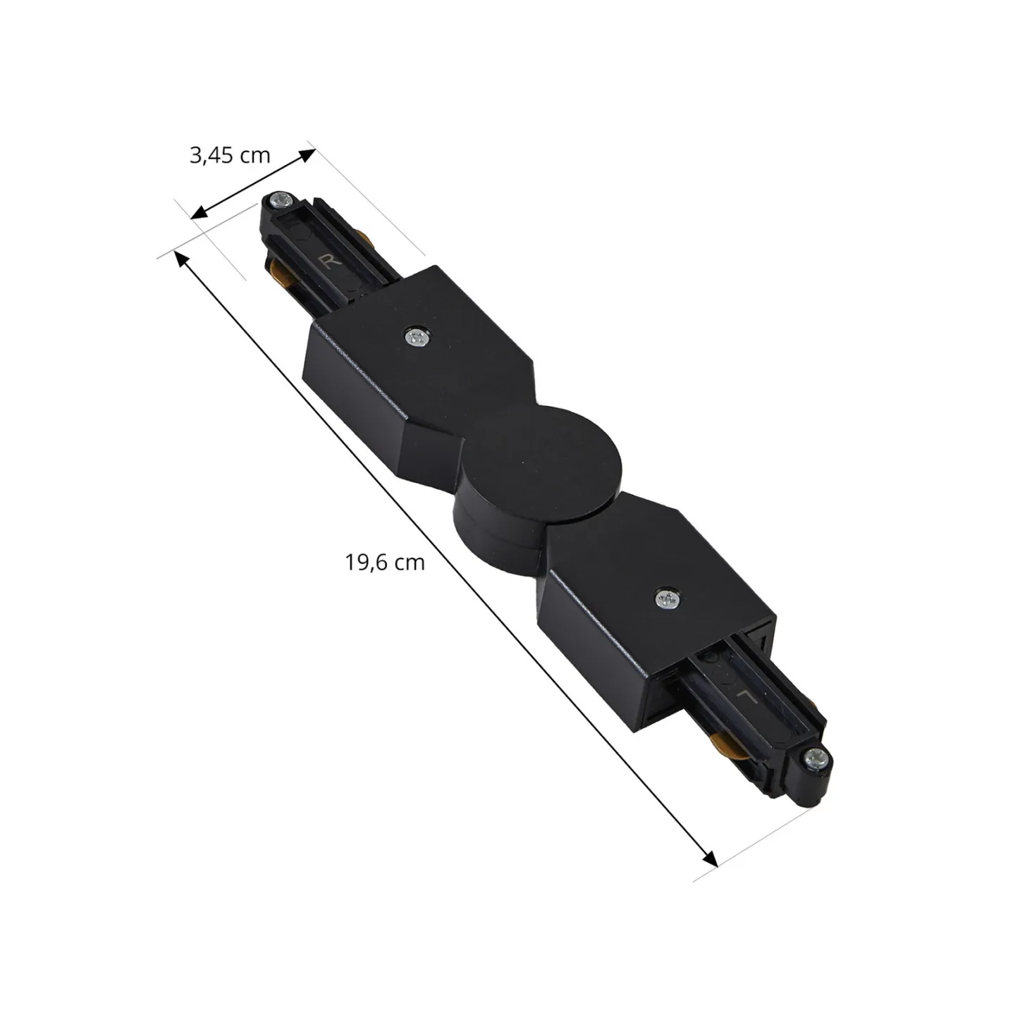 Linaro Track Connector Einstellbar Schwarz - Lindby - Kunststoff