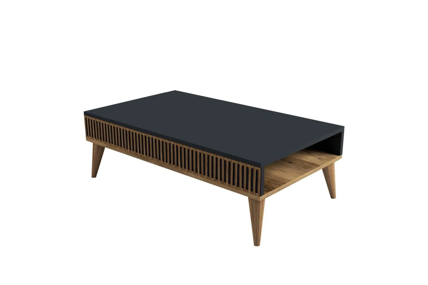 Lissione Soffbord 105 cm - Valnöt/Antracit